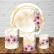PAINEL E TRIO FLORAL CLARO