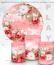PAINEL E TRIO FLORAL ROSA