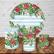 PAINEL E TRIO FLORAL VERDE