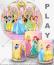 PAINEL E TRIO PRINCESSA DISNEY