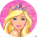 PAINEL REDONDO BARBIE