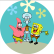 PAINEL REDONDO BOB ESPONJA