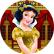 PAINEL REDONDO BRANCA DE NEVE