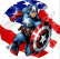 PAINEL REDONDO CAPITÃO AMERICA