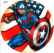 PAINEL REDONDO CAPITÃO AMERICA