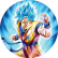 PAINEL REDONDO DRAGON BALL