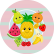 PAINEL REDONDO FRUTINHAS