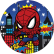 PAINEL REDONDO HOMEM ARANHA CUTE