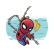 PAINEL REDONDO HOMEM ARANHA CUTE