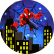 PAINEL REDONDO HOMEM ARANHA