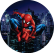 PAINEL REDONDO HOMEM ARANHA