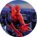 PAINEL REDONDO HOMEM ARANHA