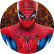PAINEL REDONDO HOMEM ARANHA