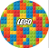 PAINEL REDONDO LEGO