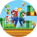 PAINEL REDONDO MARIO BROS