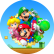 PAINEL REDONDO MARIO BROS