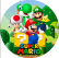 PAINEL REDONDO MARIO BROS