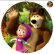 PAINEL REDONDO MASHA E O URSO