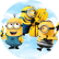 PAINEL REDONDO MINIONS