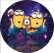 PAINEL REDONDO MINIONS