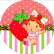 PAINEL REDONDO MORANGUINHO BABY