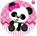 PAINEL REDONDO PANDA