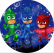 PAINEL REDONDO PJ MASKS
