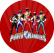 PAINEL REDONDO POWER RANGERS