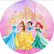 PAINEL REDONDO PRINCESAS DA DISNEY