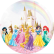 PAINEL REDONDO PRINCESAS DA DISNEY