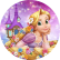 PAINEL REDONDO RAPUNZEL