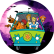 PAINEL REDONDO SCOOBY DOO