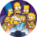 PAINEL REDONDO SIMPSONS