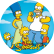 PAINEL REDONDO SIMPSONS