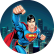 PAINEL REDONDO SUPER MAN