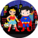 PAINEL REDONDO SUPER MAN CUTE