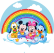 PAINEL REDONDO TURMA DO MICKEY