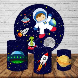 PAINEL E TRIO  ASTRONAUTA TECIDO   MALHA  PREMIUM  