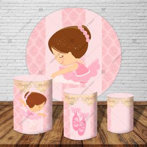 PAINEL E TRIO  BAILARINA TECIDO   MALHA  PREMIUM  