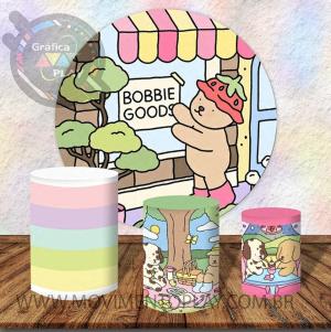 PAINEL E TRIO BOBBIE GOODS TECIDO   MALHA  PREMIUM  
