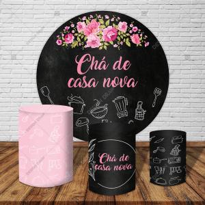 PAINEL E TRIO  Chá de Cozinha TECIDO   MALHA  PREMIUM  