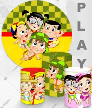 PAINEL E TRIO  Chaves TECIDO   MALHA  PREMIUM  