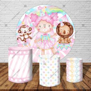 PAINEL E TRIO  CIRCO TECIDO   MALHA  PREMIUM  