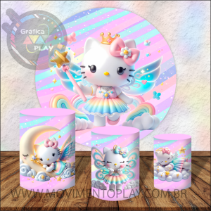 PAINEL E TRIO HELLO KIT TECIDO   MALHA  PREMIUM  