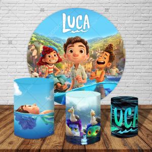 PAINEL E TRIO LUCA DISNEY TECIDO   MALHA  PREMIUM  
