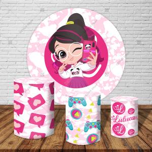 PAINEL E TRIO LULUCA TECIDO   MALHA  PREMIUM  