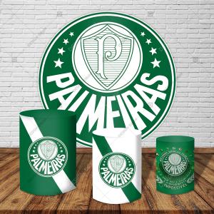 PAINEL E TRIO PALMEIRAS TECIDO   MALHA  PREMIUM  