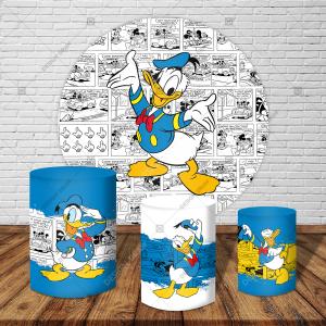 PAINEL E TRIO PATO DONALD TECIDO   MALHA  PREMIUM  