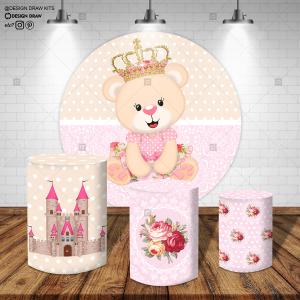 PAINEL E TRIO URSINHA REALEZA TECIDO   MALHA  PREMIUM  