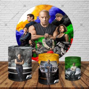 PAINEL E TRIO VELOZES E FURIOSOS TECIDO   MALHA  PREMIUM  
